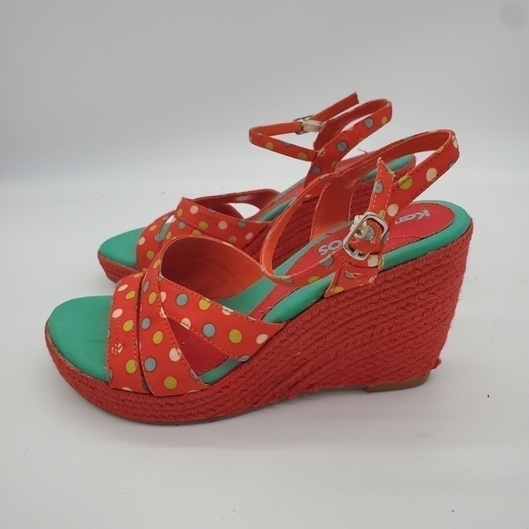 KANGAROOS Ester Espadrilles Wedge Size 7 Shoes - Picture 1 of 16